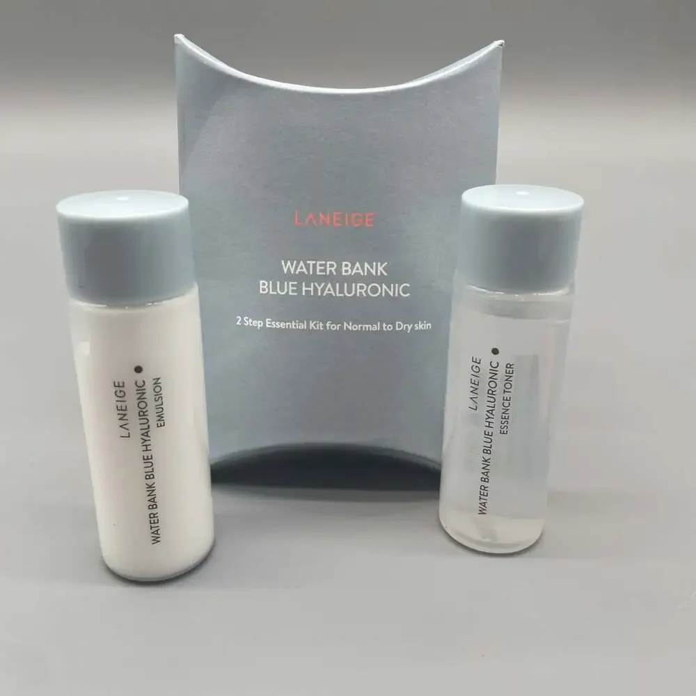 Laneige Water Bank Blue Hyaluronic 2-Step Kit Toner & Emulsion Normal Dry Skin